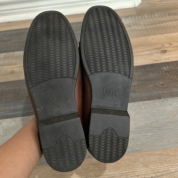 BASS Men’s Brown Leather Tassel Loafers Sz 12M - Picture 5 of 6